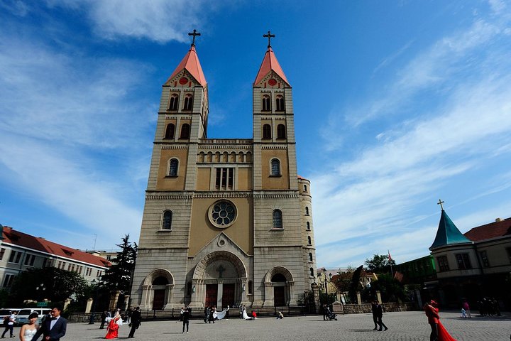 Excursión privada de un día arquitectónico histórico de Qingdao con cerveza Tsingdao durante el almuerzo
