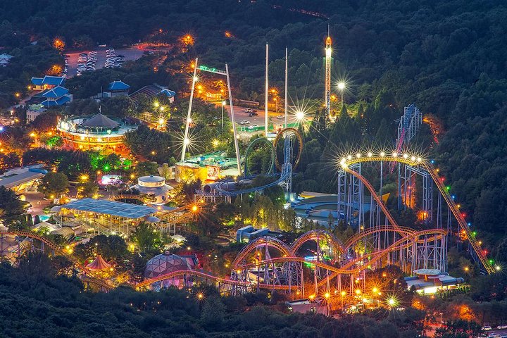 Everland Theme Park & Korean Folk Village tour (privat gruppe)