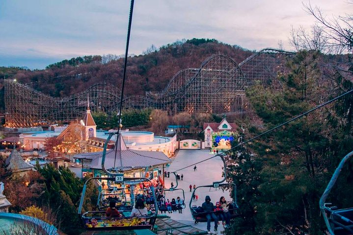 Everland Theme Park & Korean Folk Village tour (privat gruppe)