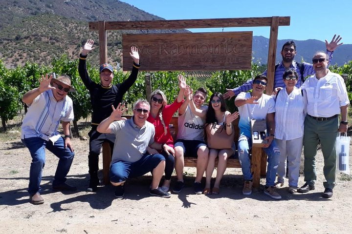 San Antonio etter cruisetur til Valparaiso og Casablanca Drop off i Santiago
