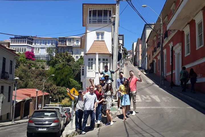 San Antonio etter cruisetur til Valparaiso og Casablanca Drop off i Santiago