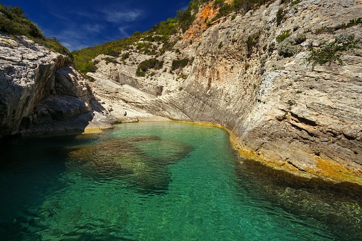 Gruppentour zur Blauen Höhle und zu den Pakleni-Inseln ab Hvar