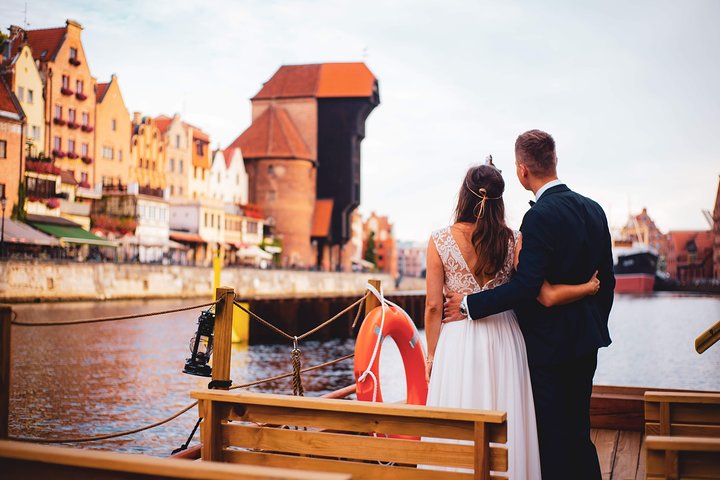 Gdansk guidad stadskryssning på historisk polsk båt