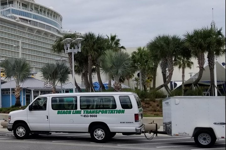 Aeropuerto MCO / hoteles hacia y desde Puerto Cañaveral / Cocoa Beach (One Way Private)