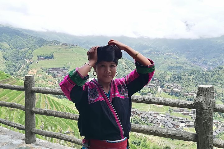 Terrazze di riso Longji con tour privato di un giorno al Minority Village