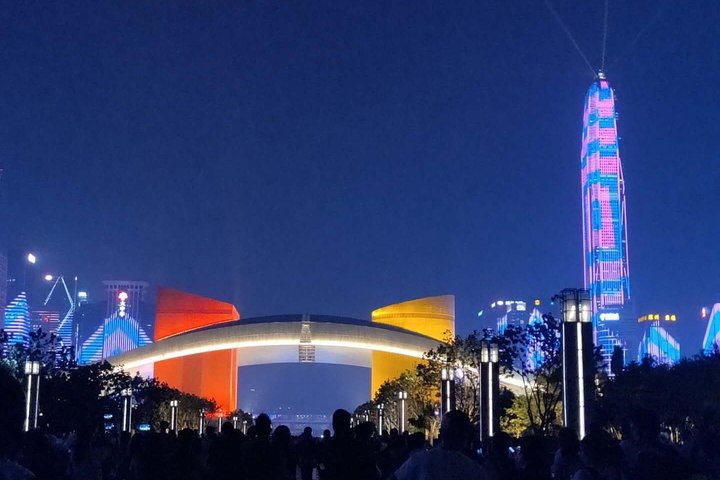 Visite privée en soirée de Shenzhen avec les meilleurs sites pittoresques de Shenzhen
