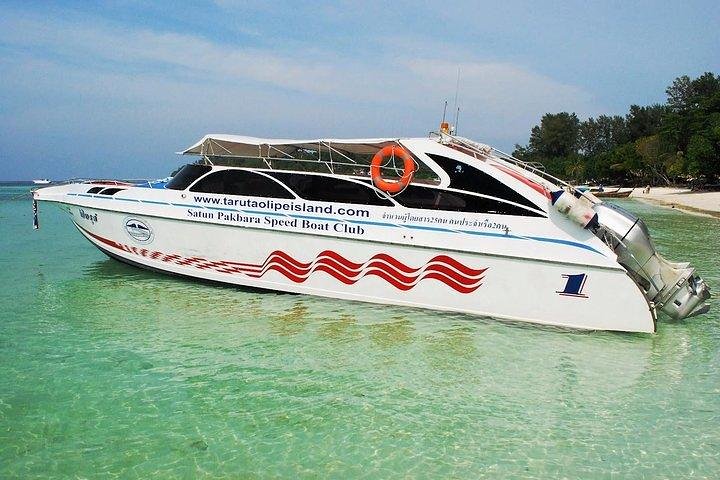 Hat Yai flyplass til Koh Lipe av Minivan og Satun Pakbara Speed Boat
