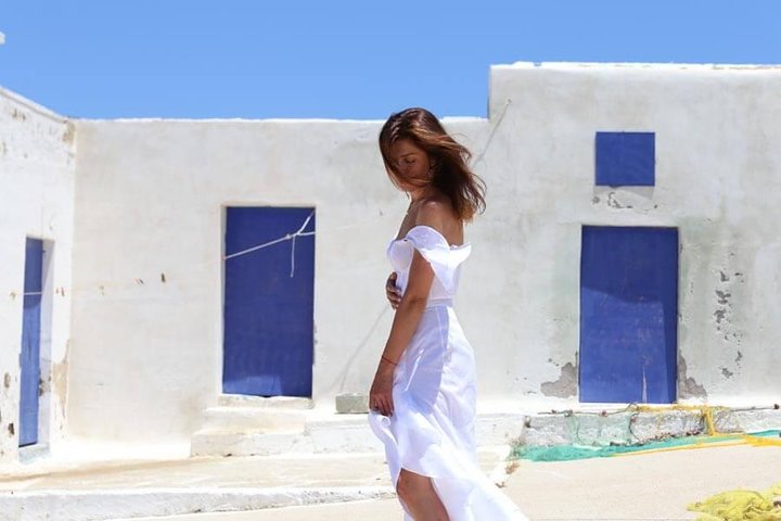 Séance photo privée avec un photographe local à Tinos