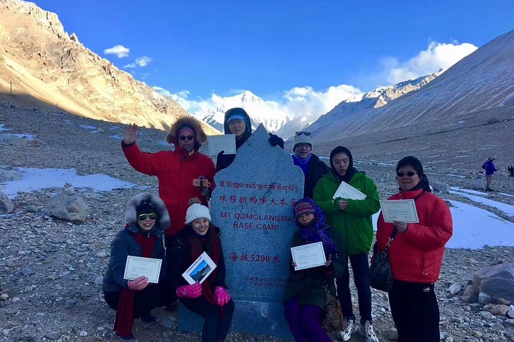 Tour di 8 giorni da Lhasa al campo base dell'Everest Tour per piccoli gruppi