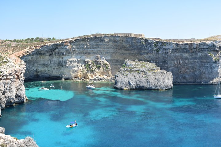 From Sliema: Comino Blue Lagoon, Crystal Lagoon & Sea Caves