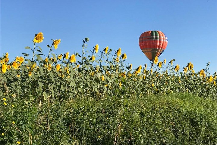 Professionele luchtballonvaarten bij Assisi, Trasimeno in Umbrië