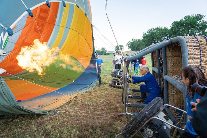 Professionele luchtballonvaarten bij Assisi, Trasimeno in Umbrië