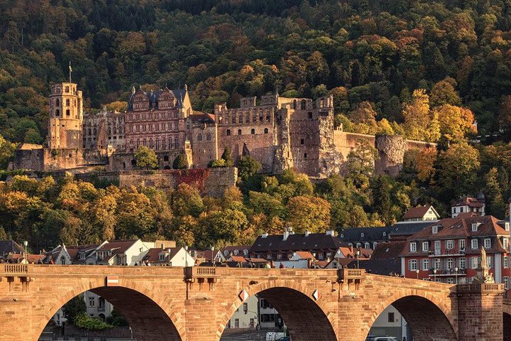 Heidelberg slott og gamlebytur fra Frankfurt