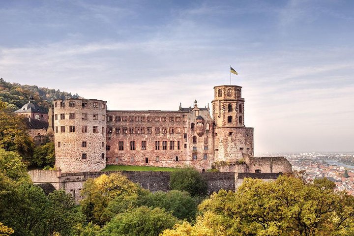 Heidelberg slott og gamlebytur fra Frankfurt