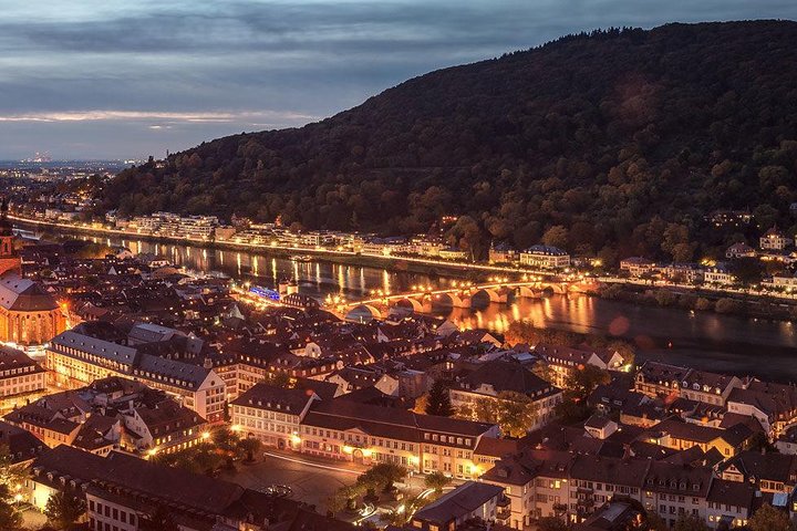 Heidelberg slott og gamlebytur fra Frankfurt