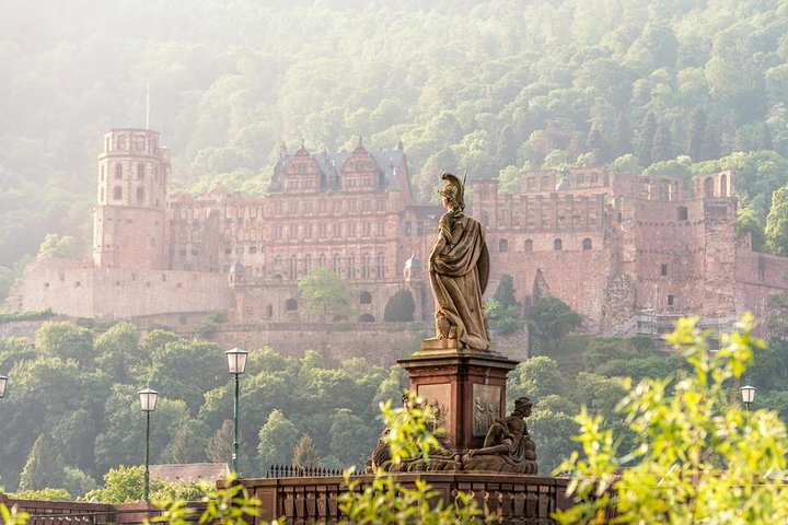 Heidelberg slott og gamlebytur fra Frankfurt