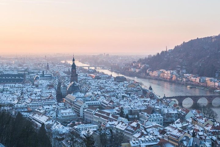 Heidelberg slott og gamlebytur fra Frankfurt