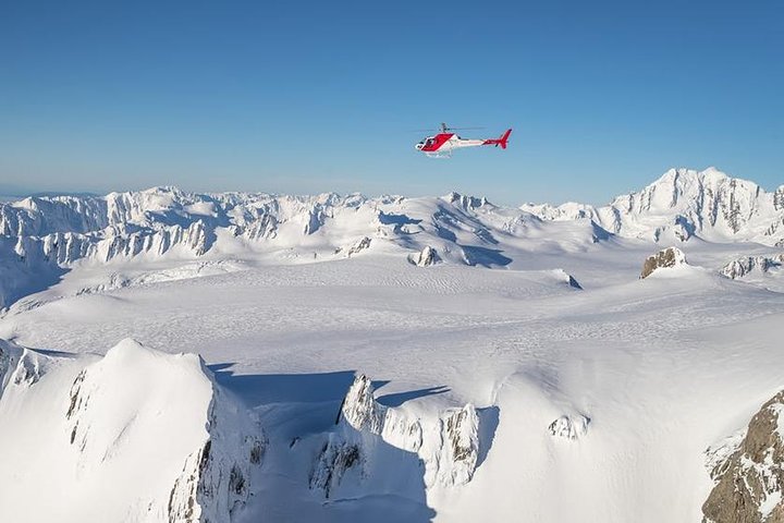 Franz Josef Glacier 25 - Minute de vol en hélicoptère avec atterrissage sur neige
