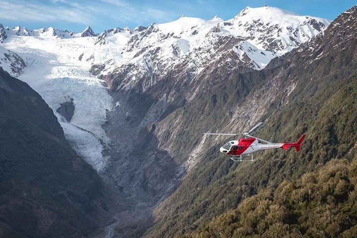 Franz Josef Glacier 25 - Minute de vol en hélicoptère avec atterrissage sur neige