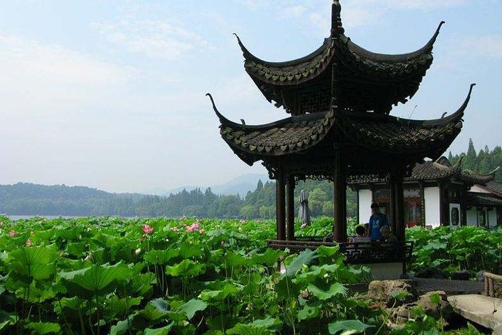 Excursão privada flexível de um dia a Hangzhou com cruzeiro de barco no Lago Oeste
