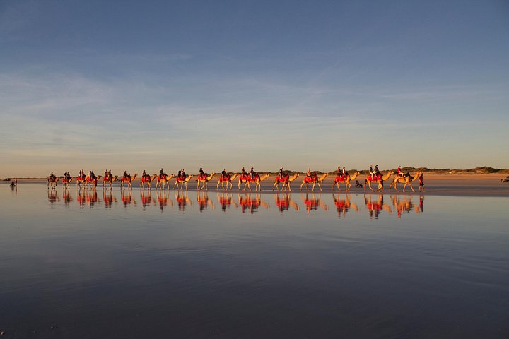 Tour de 1 hora en camello al atardecer por Broome en Cable Beach, Broome