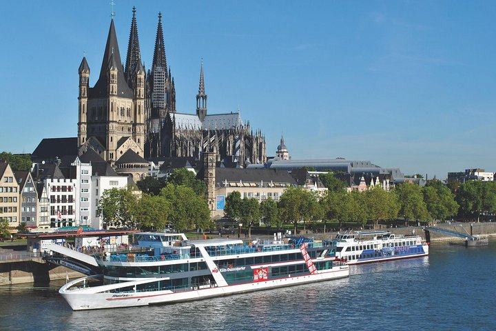 Köln Rhen 1-timmes sightseeingkryssning