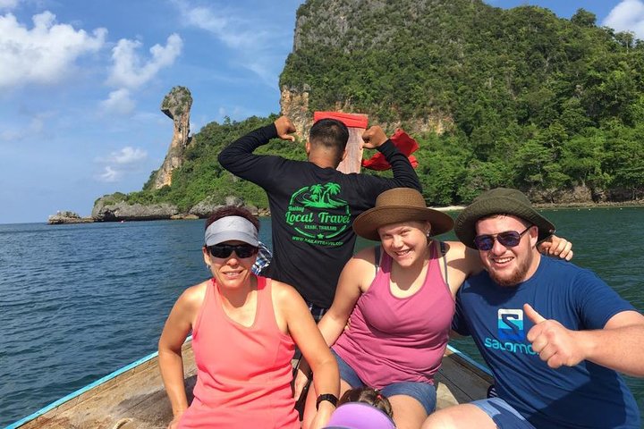 Krabi 4 Island Tour: charter privado de barco de cauda longa