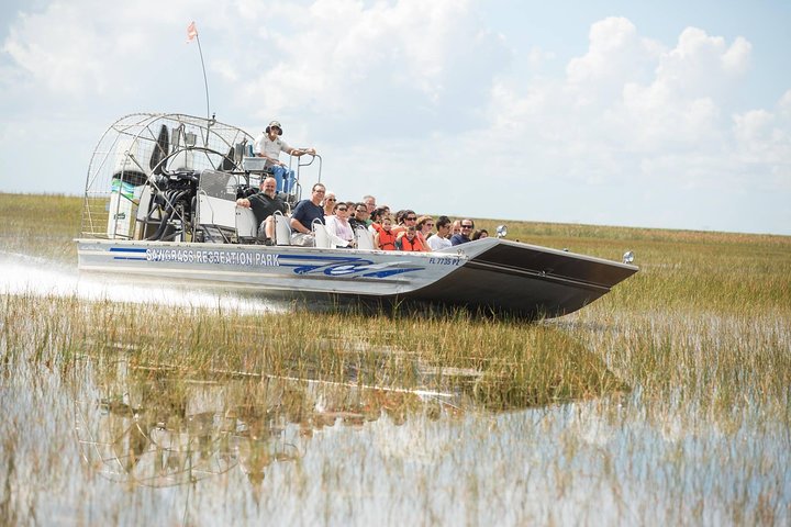 Florida: Fahrt durch die Everglades im Sumpfboot und Begegnung mit wild lebenden Tieren