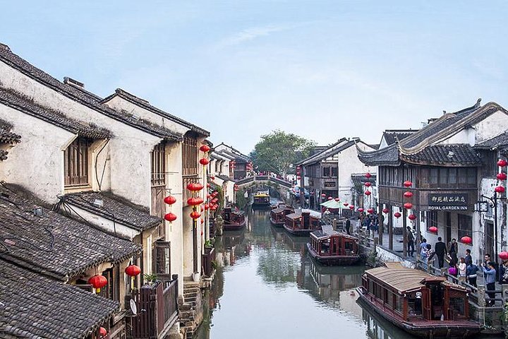 Tour privado flexible por la ciudad de Suzhou con opción de almuerzo