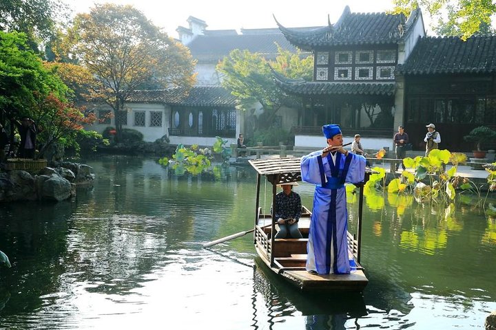 Tour privado flexible por la ciudad de Suzhou con opción de almuerzo