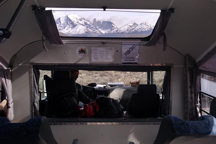 Torres Del Paine heldags terrängbil 4x4 från El Calafate