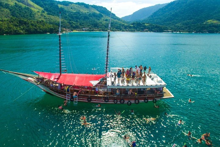 Schooner-tur med eller utan lunch ingår - Angra dos Reis och Ilha Grande