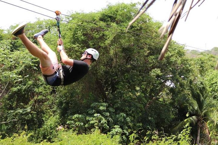 Roatan Zipline, ATV Buggy Ride + Sloths & Exclusive Beach Access