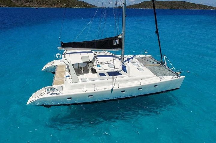 50 'luxe jacht. Privé catamaran-snorkel- en strandervaring van een hele of halve dag
