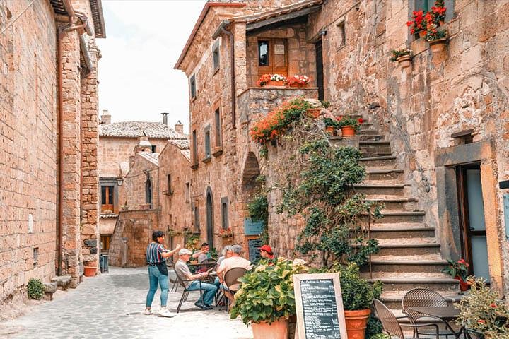 Orvieto og Civita di Bagnoregio fra Civitavecchia - Privat tur