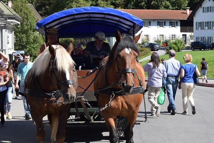 Privé begeleide dagtocht naar kasteel Neuschwanstein incl. Koets Paardrijden
