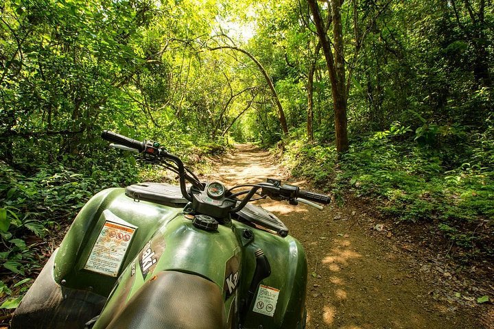 Off - Route VTT Aventure Tour dans un parc privé 850 Acre cascades + vue sur l'océan