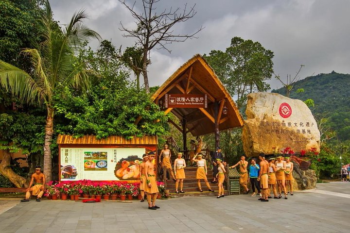 En dags privat tur til Yanoda Tropical Rain Forest Park og Li Minority Culture Park