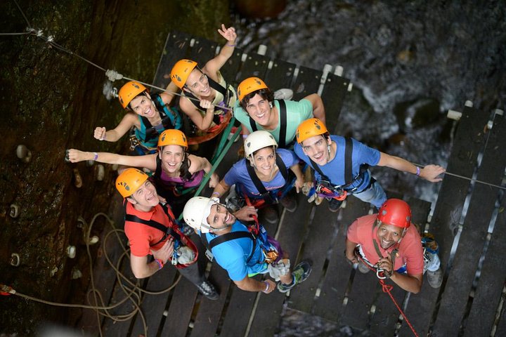Guachipelin Volcano Combo: Zipline, River Tubing & Hot Springs