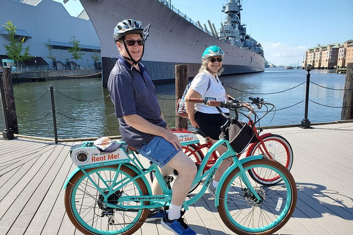 Tour de medio día de alquiler de bicicletas eléctricas en Norfolk