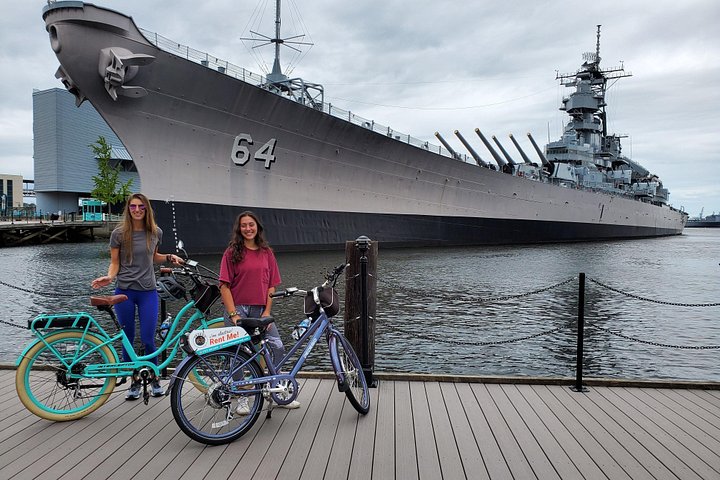 Tour de medio día de alquiler de bicicletas eléctricas en Norfolk