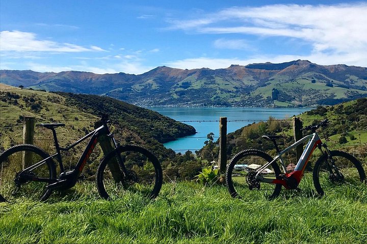Lava Loop - Guidet elektrisk mountainbike-tur i Akaroa
