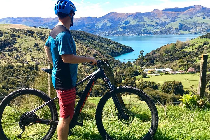 Lava Loop - Guidet elektrisk mountainbike-tur i Akaroa