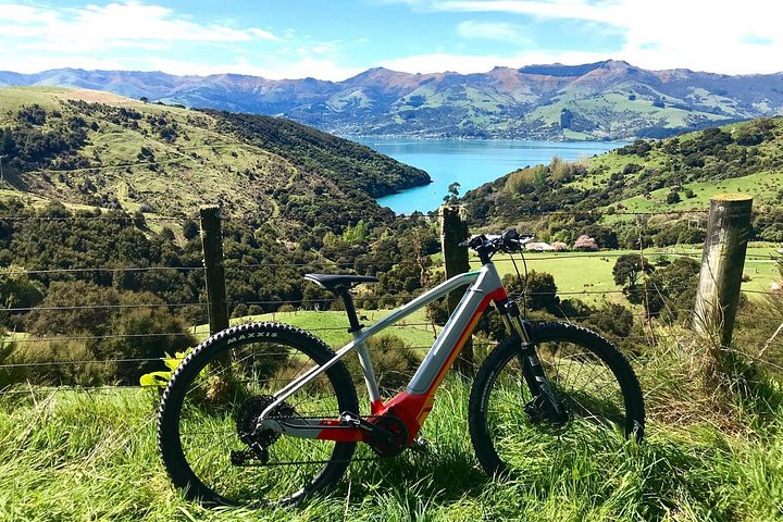 Lava Loop - Guidet elektrisk mountainbike-tur i Akaroa