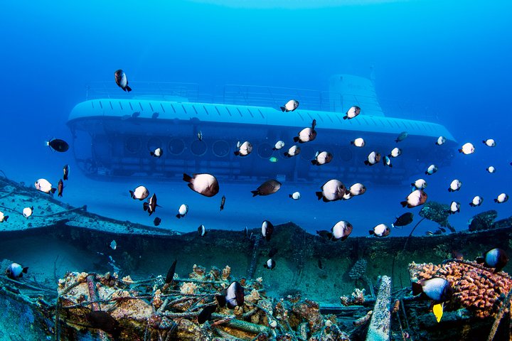 Big Island : Sous-marin Atlantis au départ de Kona Beach