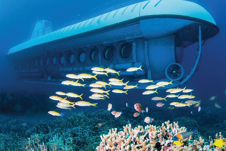 Big Island : Sous-marin Atlantis au départ de Kona Beach