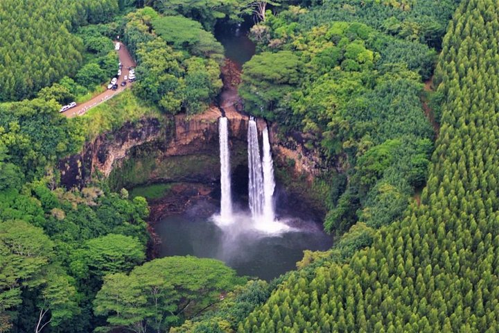 Kauai privata dörrar utanför helikopterturen : Ultimate Waterfalls