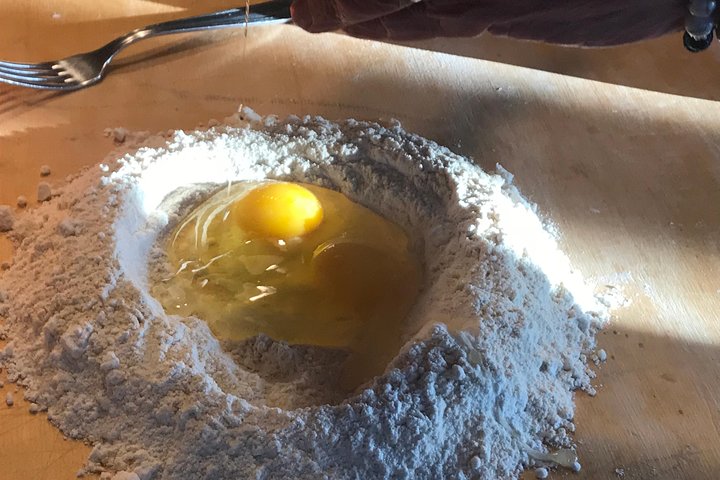 Clase de cocina en una granja en Val d'Orcia Toscana