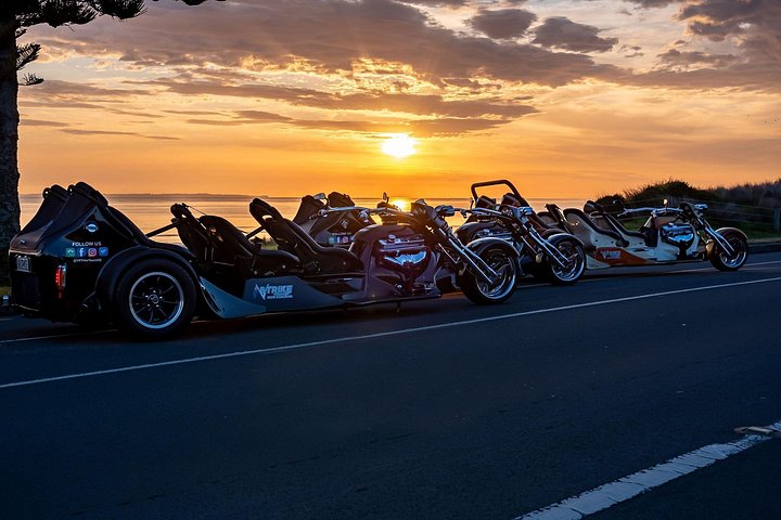 TAURANGA SHORE EXCURSION : V8 TRIKE - 1,5 timers by eller naturskjønne tur