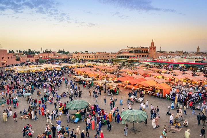 Excursão de um dia em Marrakech a partir de Agadir: Medina & Souks Tour